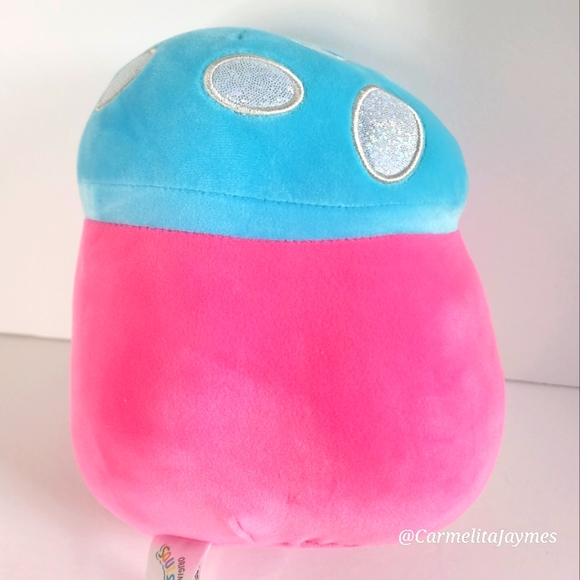 RANDALL 🍄 Blacklight Pink MUSHROOM Original Squishmallows by Kelly Toy ☆》NWT《☆ - Picture 5 of 7
